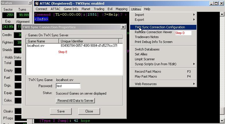 Configure TWXSync Server